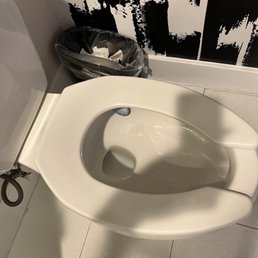The empty water of the toilet bowl that drained into the shower. :( The empty water of the toilet bowl that drained into the shower. :(