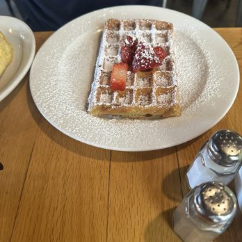 The Peach Cafe - Waffle *side for the omelette* - New American Near Me - Monrovia, California