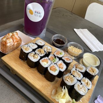 Mari Mari - 3 3 Mari Roll Combo (White Rice) (calamari, katsu, salmon) Salmon Tataki Yuzu-ade - Ramen Near Me - Philadelphia, Pennsylvania Mari Mari - 3 3 Mari Roll Combo (White Rice) (calamari, katsu, salmon) Salmon Tataki Yuzu-ade - Ramen Near Me - Philadelphia, Pennsylvania