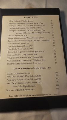 Menu photo 4 Delmonico's New York, NY
