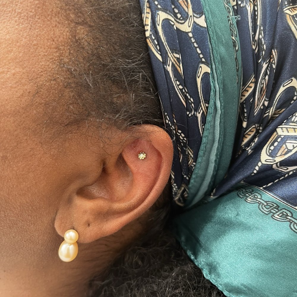 Flat piercing