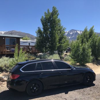 Crowley Lake Fish Camp - view from our cabin (tiny house, Park Home) - Boating Near Me - Mammoth Lakes, California