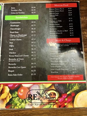 Menu photo 3 Rex Cafe & Bakery McAllen, TX