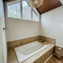 Johnny's Electric - master bath fixture from Rochambeaux! Love it!