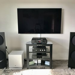 Marvel Audio - Amazing audiophile set up!  Speakers, TV, subwoofer, more to installation, networking, optimizing sound and visual calibration.