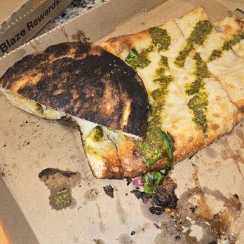 Blaze Pizza - Burned cheese bread - Salad Near Me - Torrance, California
