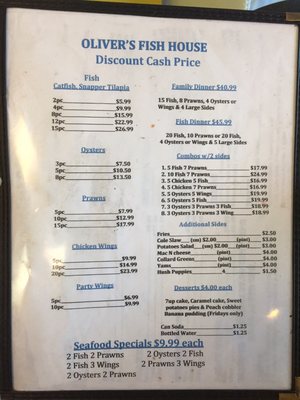 Menu photo 6 Oliver Fish House Antioch, CA Menu photo 6 Oliver Fish House Antioch, CA