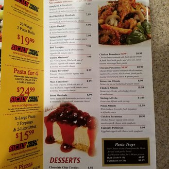 Sicily Pizza & Pasta - Menu - Pizza Near Me - Stafford, Texas Sicily Pizza & Pasta - Menu - Pizza Near Me - Stafford, Texas