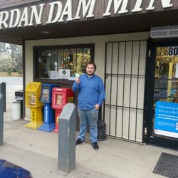 Jordan Dam Mini Mart - Yes, they sell fishing licenses.