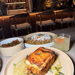 Chicken Souvlaki Bowl Green Beans Pastitsio