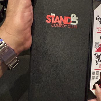 The Stand Up Comedy Club - Menu nice choices get the nachos they are huge for two people. - Comedy Clubs Near Me - Bellflower, California The Stand Up Comedy Club - Menu nice choices get the nachos they are huge for two people. - Comedy Clubs Near Me - Bellflower, California