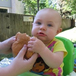 Baby's first Jr. Rusty Burger!