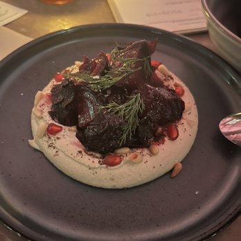 LÝRA - Hummus & Charred Beets - Greek Near Me - Chicago, Illinois LÝRA - Hummus & Charred Beets - Greek Near Me - Chicago, Illinois