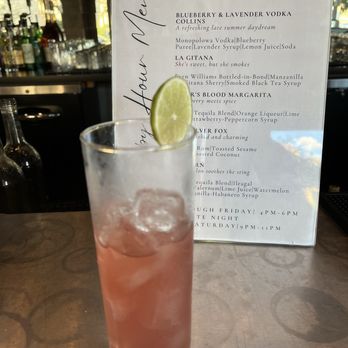 Black Walnut  - Tiger's Blood Margarita - New American Near Me - Oklahoma City, Oklahoma