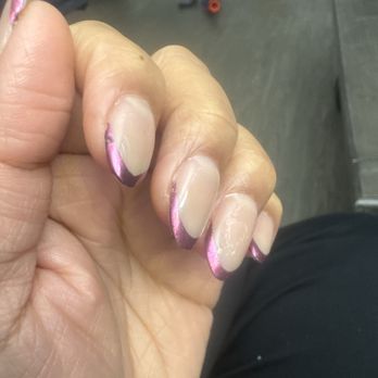 PTJ Nails and Spa - The stone came off second last finger nail....even look at the detailing they did it on so I'm not gonna be back there - Nail Salons Near Me - Lawndale, California PTJ Nails and Spa - The stone came off second last finger nail....even look at the detailing they did it on so I'm not gonna be back there - Nail Salons Near Me - Lawndale, California