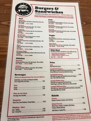 Menu photo 6 PDX Sliders Portland, OR