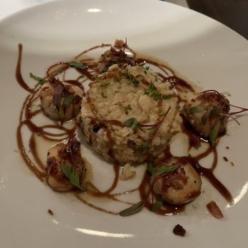 Chez Loma - Scallops risotto could be better. So tiny. Almost nickle size. Jumbo scallops for the price. $42 - French Near Me - Coronado, California Chez Loma - Scallops risotto could be better. So tiny. Almost nickle size. Jumbo scallops for the price. $42 - French Near Me - Coronado, California