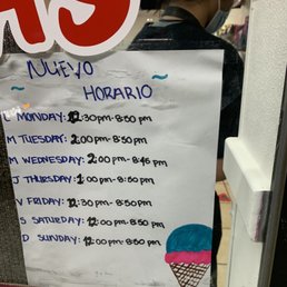 Horario/Time