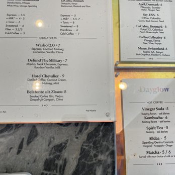 Dayglow - Menu - Coffee & Tea Near Me - Los Angeles, California