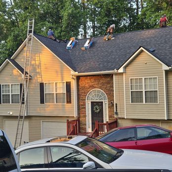 Armor Roofing Georgia - Approved USAA storm damage claim in Austell, GA. IKO Dynasty 40-Year shingles in Dual Black / Granite. - Roofing Near Me - Woodstock, Georgia Armor Roofing Georgia - Approved USAA storm damage claim in Austell, GA. IKO Dynasty 40-Year shingles in Dual Black / Granite. - Roofing Near Me - Woodstock, Georgia