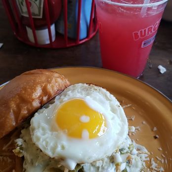 Burgerteca - Chilaquiles and agua fresca....can't go wrong by Johnny. - Burgers Near Me - San Antonio, Texas Burgerteca - Chilaquiles and agua fresca....can't go wrong by Johnny. - Burgers Near Me - San Antonio, Texas