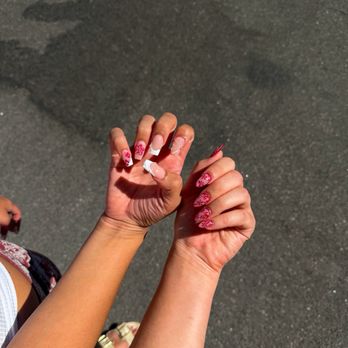 Royal Nails Spa - gel x (almond) and acrylic (coffin) nail set! - Nail Salons Near Me - Indio, California Royal Nails Spa - gel x (almond) and acrylic (coffin) nail set! - Nail Salons Near Me - Indio, California