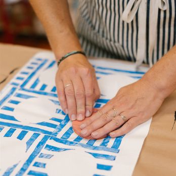 Tigerowl Design Studio - Details at our Block Printed Pants workshop - Accessories Near Me