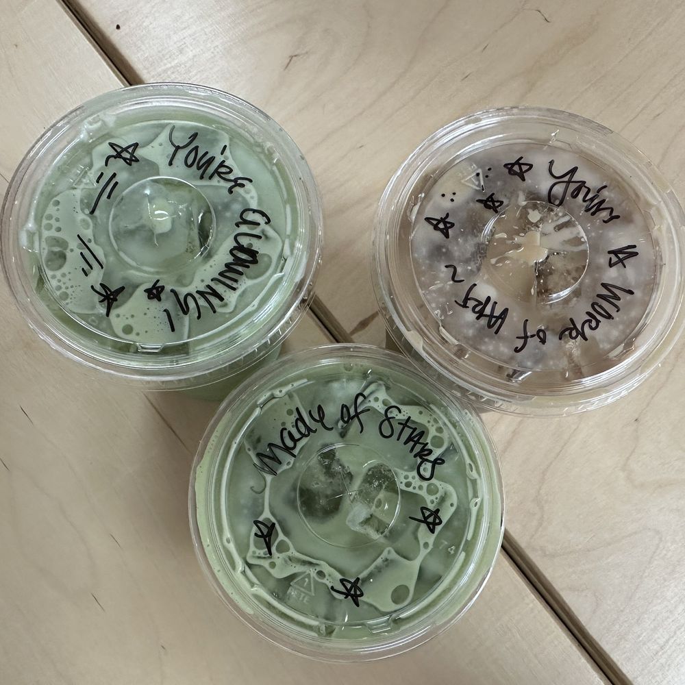 Little Jupiter Cafe - 7/2024- peach matcha, campfire latte and Matcha Watermelon - Coffee & Tea Near Me - Gilbert, Arizona Little Jupiter Cafe - 7/2024- peach matcha, campfire latte and Matcha Watermelon - Coffee & Tea Near Me - Gilbert, Arizona