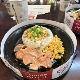 Salmon plate! Salmon plate!