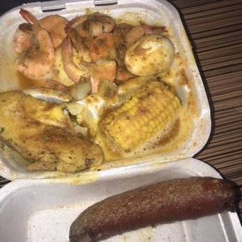 Ocean Crab House - Low country boil added sausage - Seafood Near Me - Macon, Georgia