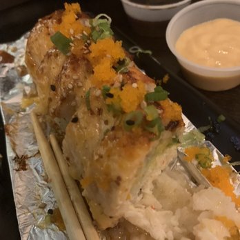Sushi Planet - Baked Salmon Roll - Japanese Near Me - Camarillo, California Sushi Planet - Baked Salmon Roll - Japanese Near Me - Camarillo, California