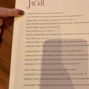 Jackie - Menu - New American Near Me - Washington, DC, District of Columbia Jackie - Menu - New American Near Me - Washington, DC, District of Columbia