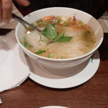 Pho Bami - Me eating the filet mignon faux soup so delicious and fulfilling super hot and the staff was very friendly would definitely recommend - Vietnamese Near Me - Wilmington, Delaware
