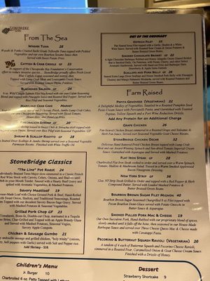 Menu photo 4 Stonebridge Grille Parkton, MD