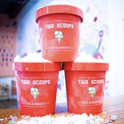 Two Scoops Creamery - We offer pints to go and pint delivery through DoorDash.