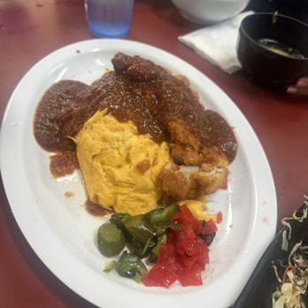 Foo Foo Tei - Omelet Rice plus Cutlet w/ Curry Sauce. - Tapas/Small Plates Near Me - Hacienda Heights, California Foo Foo Tei - Omelet Rice plus Cutlet w/ Curry Sauce. - Tapas/Small Plates Near Me - Hacienda Heights, California