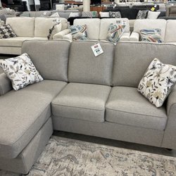 Olum's Clearance Center - Couch, rug, tables and lamps!