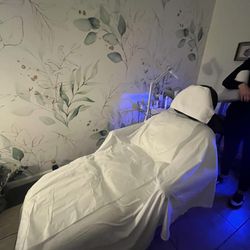 Honest Dermatology Skin & Laser Center - Facial chair - where Meghan works her magic