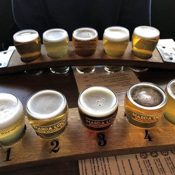 Marda Loop Brewing - Both flight options - Brewpubs Near Me - Calgary, Alberta