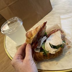 Lea French Street Food - Beautiful! Le Opera sandwich and fresh lemonade!