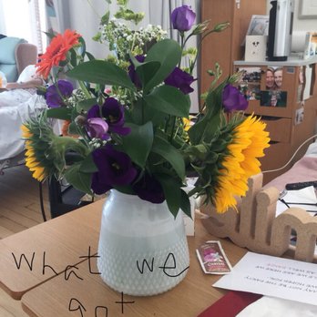 The Flower Corner - Not so beautiful arrangement delivered to hospice. - Florists Near Me - Torquay, TOB