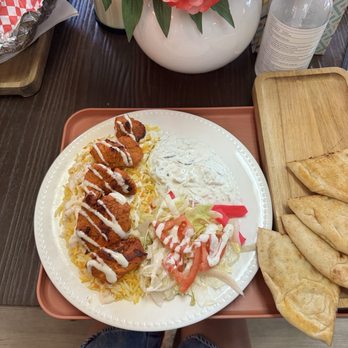 Iraqi Kabab Market - Chicken kabob plate - International Grocery Near Me - Waterville, Maine