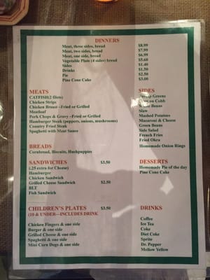 Menu photo 3 The Cove Hartsville, TN