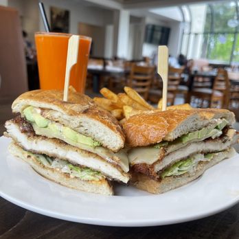Brothers Cafe - Chicken schnitzel and the sunshine juice - Comfort Food Near Me - Santa Rosa, California