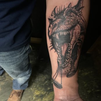 DBSTattoo Studio - This dragon took four hours to make! But it'll get a lifetime of compliments - Tattoo Near Me - El Paso, Texas DBSTattoo Studio - This dragon took four hours to make! But it'll get a lifetime of compliments - Tattoo Near Me - El Paso, Texas