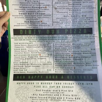 Rickety Cricket Brewing - menu - Pizza Near Me - Kingman, Arizona