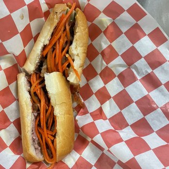 T&K Kitchen - A BBQ pork Bahn Mi, mine and my friends first. - Vietnamese Near Me - Wichita Falls, Texas