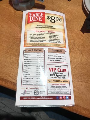 Menu photo 3 Texas Roadhouse Mcallen, TX