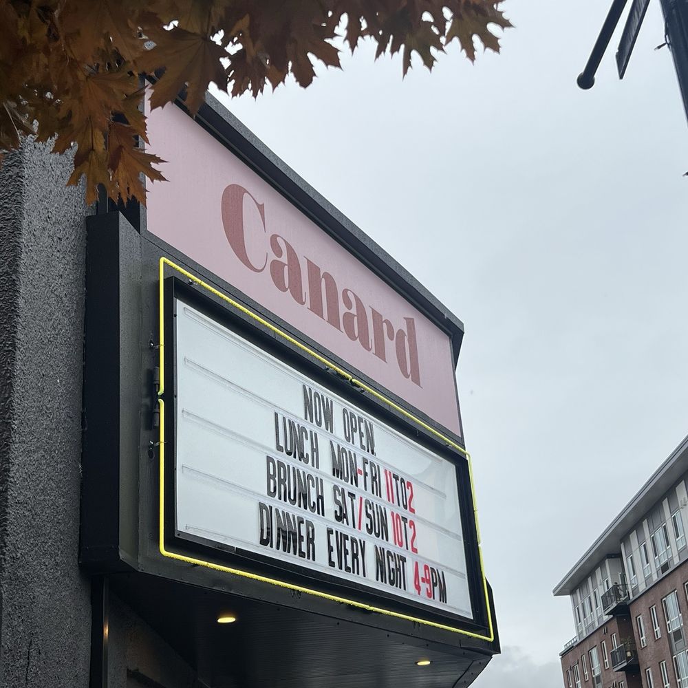 Canard - New American Near Me - Beaverton, Oregon