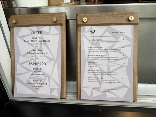 Menu photo 1 Black Fox Coffee New York, NY Menu photo 1 Black Fox Coffee New York, NY